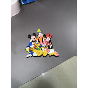 DISNEY Mickey Minnie Goofy Donald Daffy Duck Fridge Magnet Souvenir 3" x 2.5"